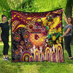 NAIDOC Week 2025 Broncos Rugby Quilt Aboriginal Dot Painting