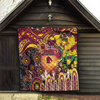 NAIDOC Week 2025 Broncos Rugby Quilt Aboriginal Dot Painting