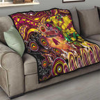 NAIDOC Week 2025 Broncos Rugby Quilt Aboriginal Dot Painting