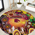 NAIDOC Week 2025 Broncos Rugby Round Carpet Aboriginal Dot Painting