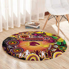NAIDOC Week 2025 Broncos Rugby Round Carpet Aboriginal Dot Painting