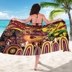 NAIDOC Week 2025 Broncos Rugby Sarong Aboriginal Dot Painting