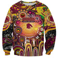 Personalised NAIDOC Week 2025 Broncos Rugby Sweatshirt Aboriginal Dot Painting