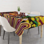 NAIDOC Week 2025 Broncos Rugby Tablecloth Aboriginal Dot Painting