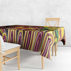 NAIDOC Week 2025 Broncos Rugby Tablecloth Aboriginal Dot Painting