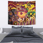 NAIDOC Week 2025 Broncos Rugby Tapestry Aboriginal Dot Painting