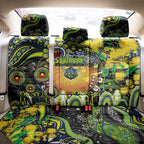 NAIDOC Week 2025 Raiders Rugby Back Car Seat Cover Aboriginal Dot Painting