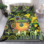 NAIDOC Week 2025 Raiders Rugby Bedding Set Aboriginal Dot Painting