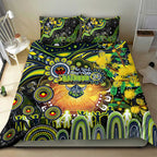 NAIDOC Week 2025 Raiders Rugby Bedding Set Aboriginal Dot Painting