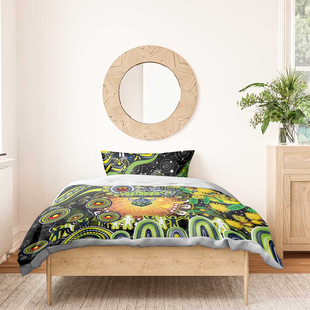 NAIDOC Week 2025 Raiders Rugby Bedding Set Aboriginal Dot Painting