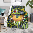NAIDOC Week 2025 Raiders Rugby Blanket Aboriginal Dot Painting