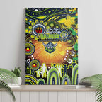NAIDOC Week 2025 Raiders Rugby Canvas Wall Art Aboriginal Dot Painting