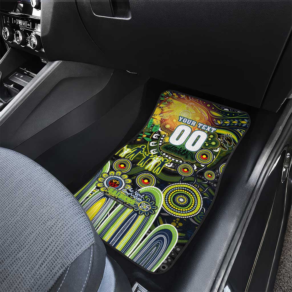 NAIDOC Week 2025 Raiders Rugby Car Mats Aboriginal Dot Painting