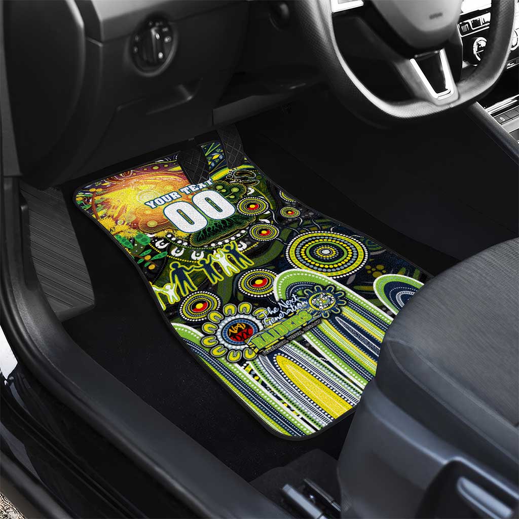 NAIDOC Week 2025 Raiders Rugby Car Mats Aboriginal Dot Painting