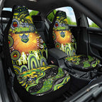 NAIDOC Week 2025 Raiders Rugby Car Seat Cover Aboriginal Dot Painting