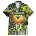 Personalised NAIDOC Week 2025 Raiders Rugby Family Matching Mermaid Dress and Hawaiian Shirt Aboriginal Dot Painting