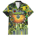 Personalised NAIDOC Week 2025 Raiders Rugby Family Matching Summer Maxi Dress and Hawaiian Shirt Aboriginal Dot Painting