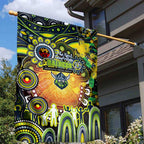 NAIDOC Week 2025 Raiders Rugby Garden Flag Aboriginal Dot Painting