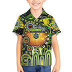 Personalised NAIDOC Week 2025 Raiders Rugby Hawaiian Shirt Aboriginal Dot Painting