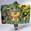 NAIDOC Week 2025 Raiders Rugby Hooded Blanket Aboriginal Dot Painting