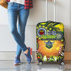 NAIDOC Week 2025 Raiders Rugby Luggage Cover Aboriginal Dot Painting