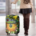 NAIDOC Week 2025 Raiders Rugby Luggage Cover Aboriginal Dot Painting