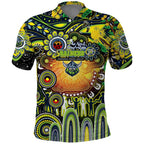 Personalised NAIDOC Week 2025 Raiders Rugby Polo Shirt Aboriginal Dot Painting