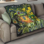 NAIDOC Week 2025 Raiders Rugby Quilt Aboriginal Dot Painting