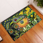 NAIDOC Week 2025 Raiders Rugby Rubber Doormat Aboriginal Dot Painting