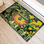 NAIDOC Week 2025 Raiders Rugby Rubber Doormat Aboriginal Dot Painting