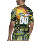 Personalised NAIDOC Week 2025 Raiders Rugby Rugby Jersey Aboriginal Dot Painting