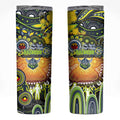 NAIDOC Week 2025 Raiders Rugby Skinny Tumbler Aboriginal Dot Painting