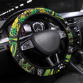 NAIDOC Week 2025 Raiders Rugby Steering Wheel Cover Aboriginal Dot Painting