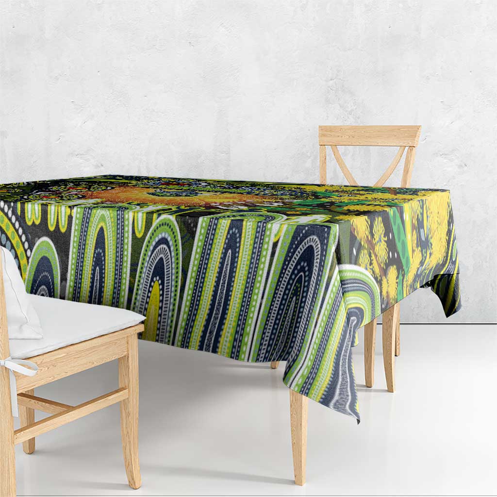 NAIDOC Week 2025 Raiders Rugby Tablecloth Aboriginal Dot Painting