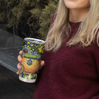 NAIDOC Week 2025 Raiders Rugby Tumbler Cup Aboriginal Dot Painting