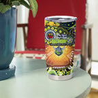 NAIDOC Week 2025 Raiders Rugby Tumbler Cup Aboriginal Dot Painting
