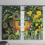 NAIDOC Week 2025 Raiders Rugby Window Curtain Aboriginal Dot Painting