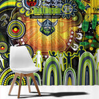NAIDOC Week 2025 Raiders Rugby Window Curtain Aboriginal Dot Painting