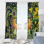 NAIDOC Week 2025 Raiders Rugby Window Curtain Aboriginal Dot Painting