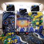NAIDOC Week 2025 Bulldogs Rugby Back Car Seat Cover Aboriginal Dot Painting