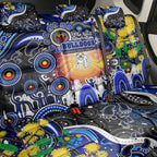 NAIDOC Week 2025 Bulldogs Rugby Back Car Seat Cover Aboriginal Dot Painting