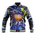 Personalised NAIDOC Week 2025 Bulldogs Rugby Baseball Jacket Aboriginal Dot Painting