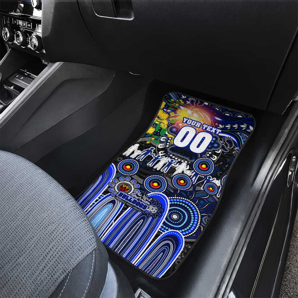 NAIDOC Week 2025 Bulldogs Rugby Car Mats Aboriginal Dot Painting