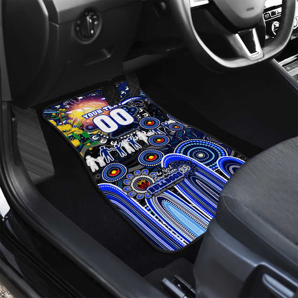 NAIDOC Week 2025 Bulldogs Rugby Car Mats Aboriginal Dot Painting