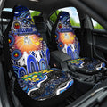 NAIDOC Week 2025 Bulldogs Rugby Car Seat Cover Aboriginal Dot Painting