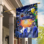 NAIDOC Week 2025 Bulldogs Rugby Garden Flag Aboriginal Dot Painting