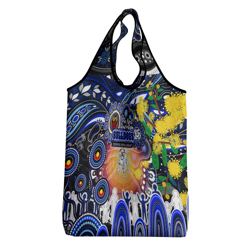 NAIDOC Week 2025 Bulldogs Rugby Grocery Bag Aboriginal Dot Painting