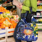 NAIDOC Week 2025 Bulldogs Rugby Grocery Bag Aboriginal Dot Painting