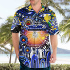 Personalised NAIDOC Week 2025 Bulldogs Rugby Hawaiian Shirt Aboriginal Dot Painting