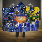 NAIDOC Week 2025 Bulldogs Rugby Hooded Blanket Aboriginal Dot Painting